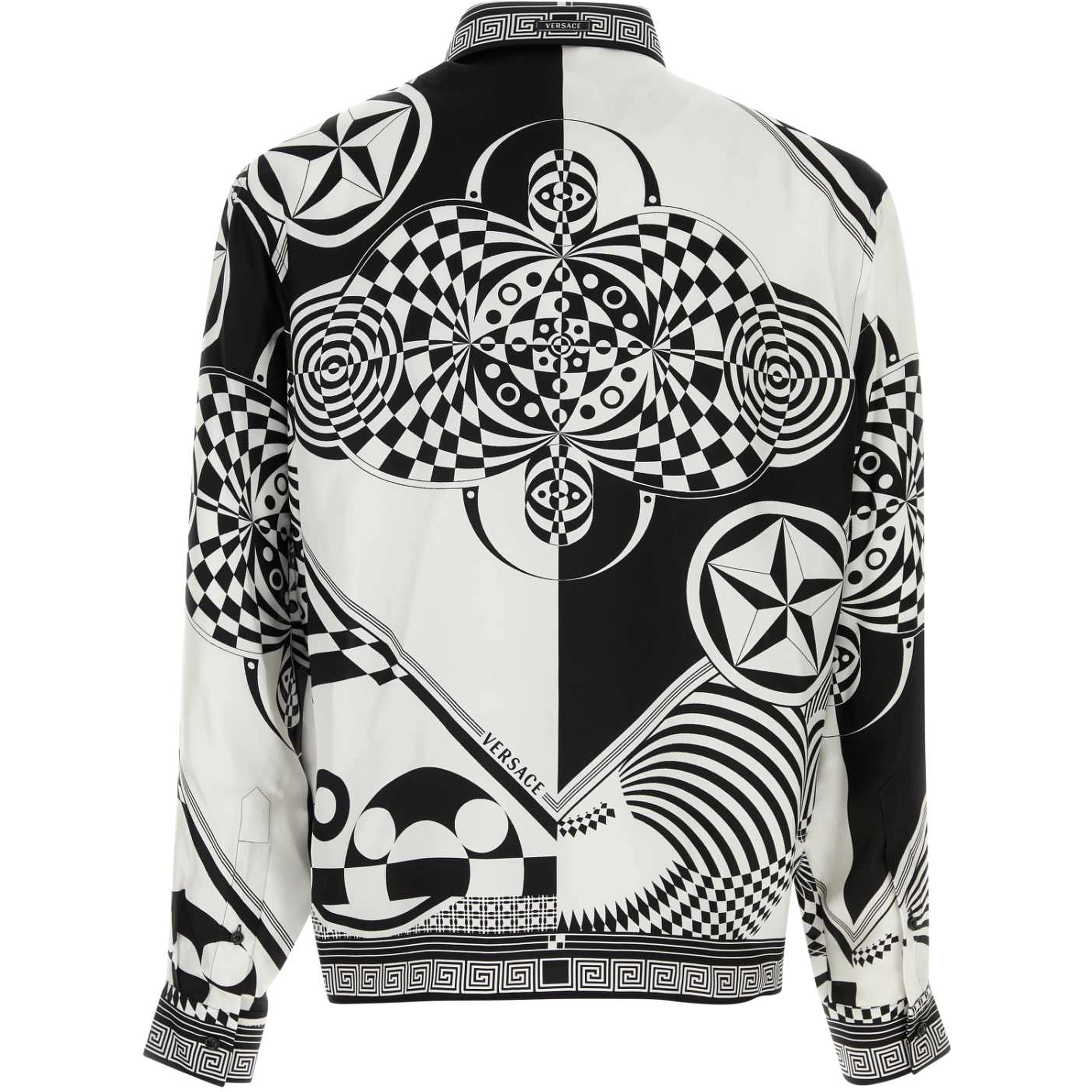 INFORMAL SHIRT SILK TWILL PRINT MEDUSA COLLAGE