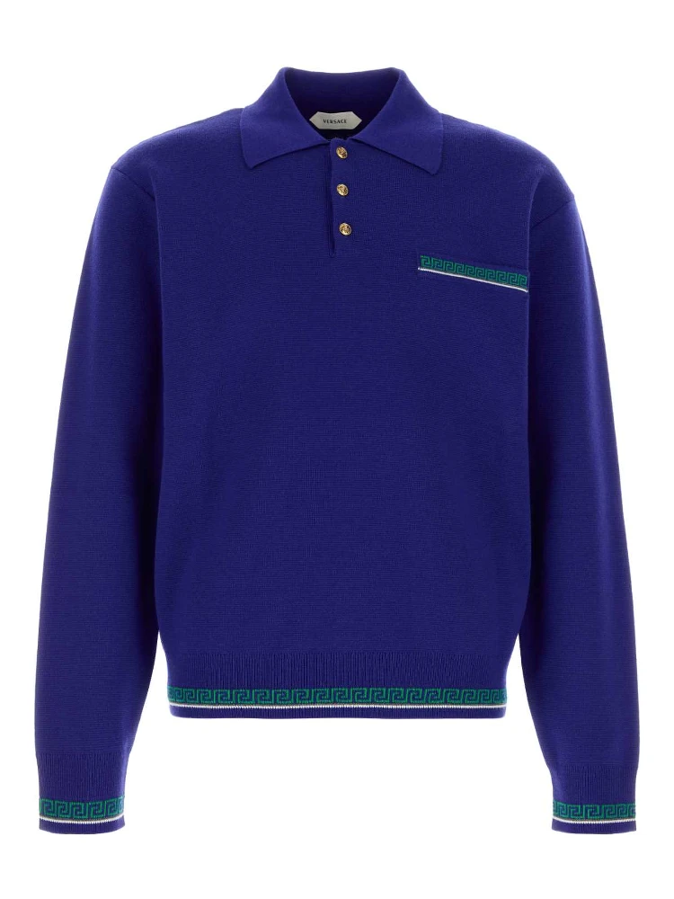 KNIT SWEATER GRECA TIPPING