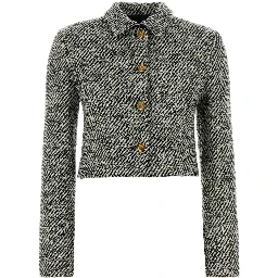 INFORMAL JACKET RESPONSIBLE BICOLOUR WOOL BOUCLE'