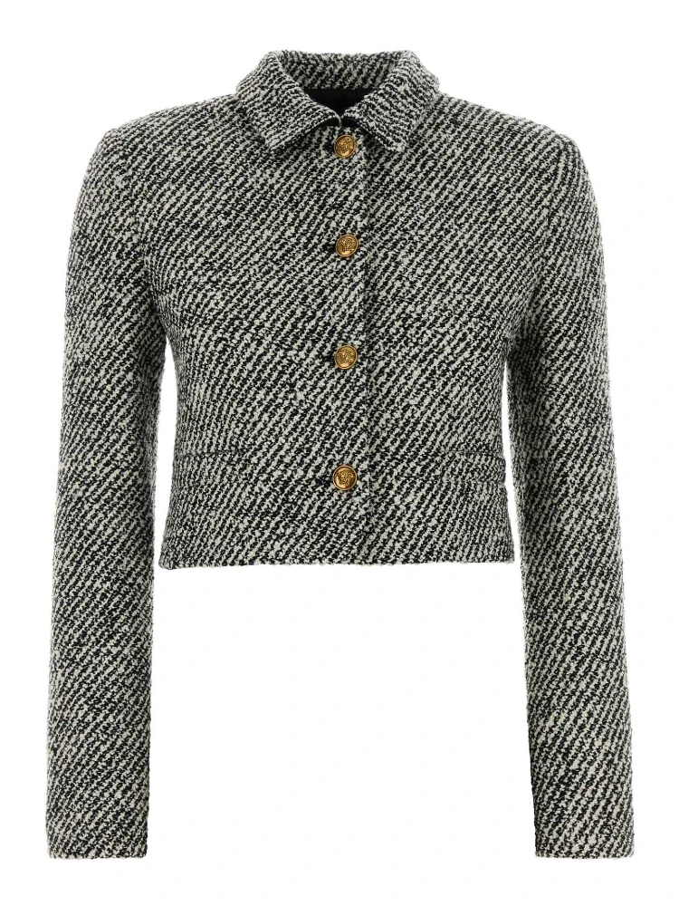INFORMAL JACKET RESPONSIBLE BICOLOUR WOOL BOUCLE'