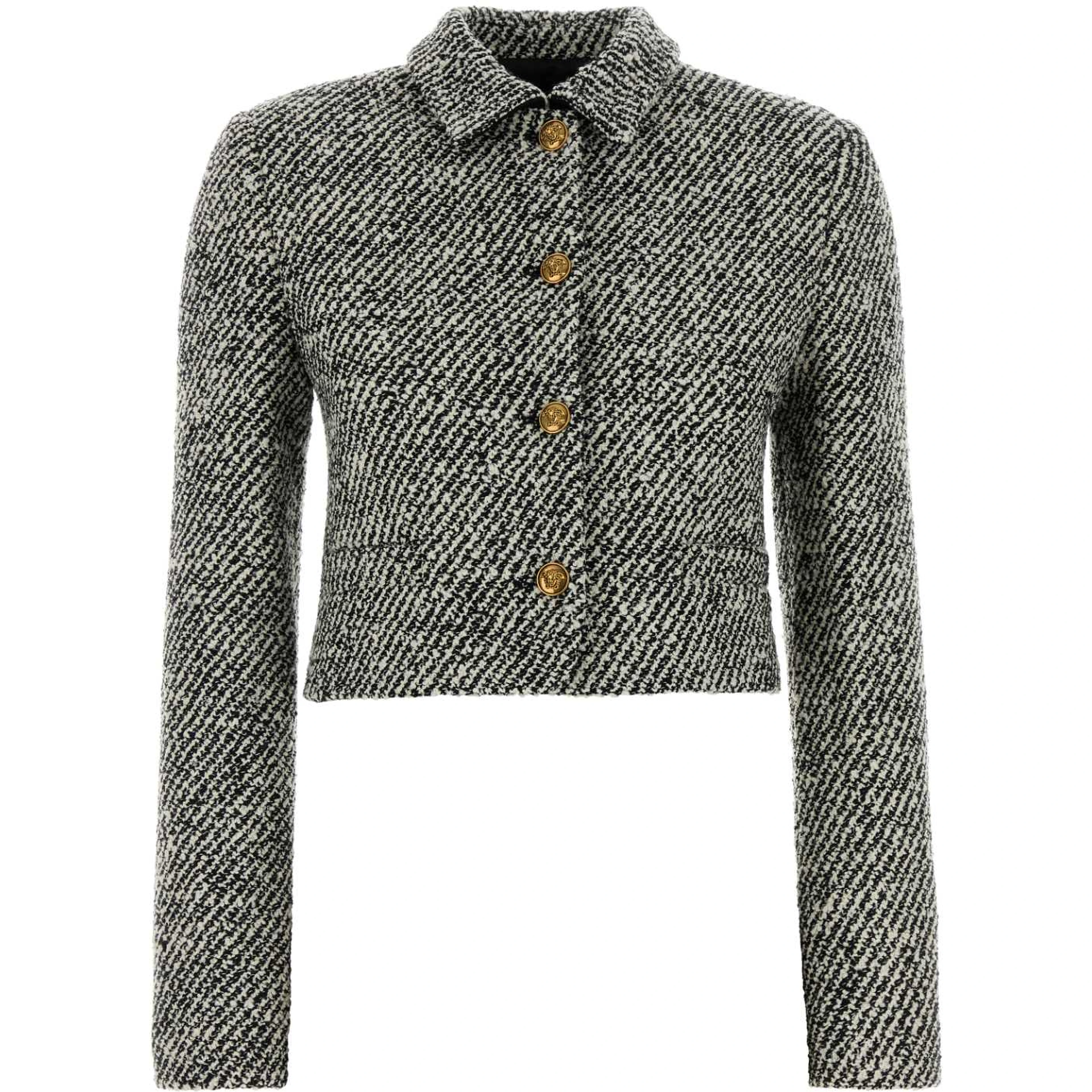 INFORMAL JACKET RESPONSIBLE BICOLOUR WOOL BOUCLE'