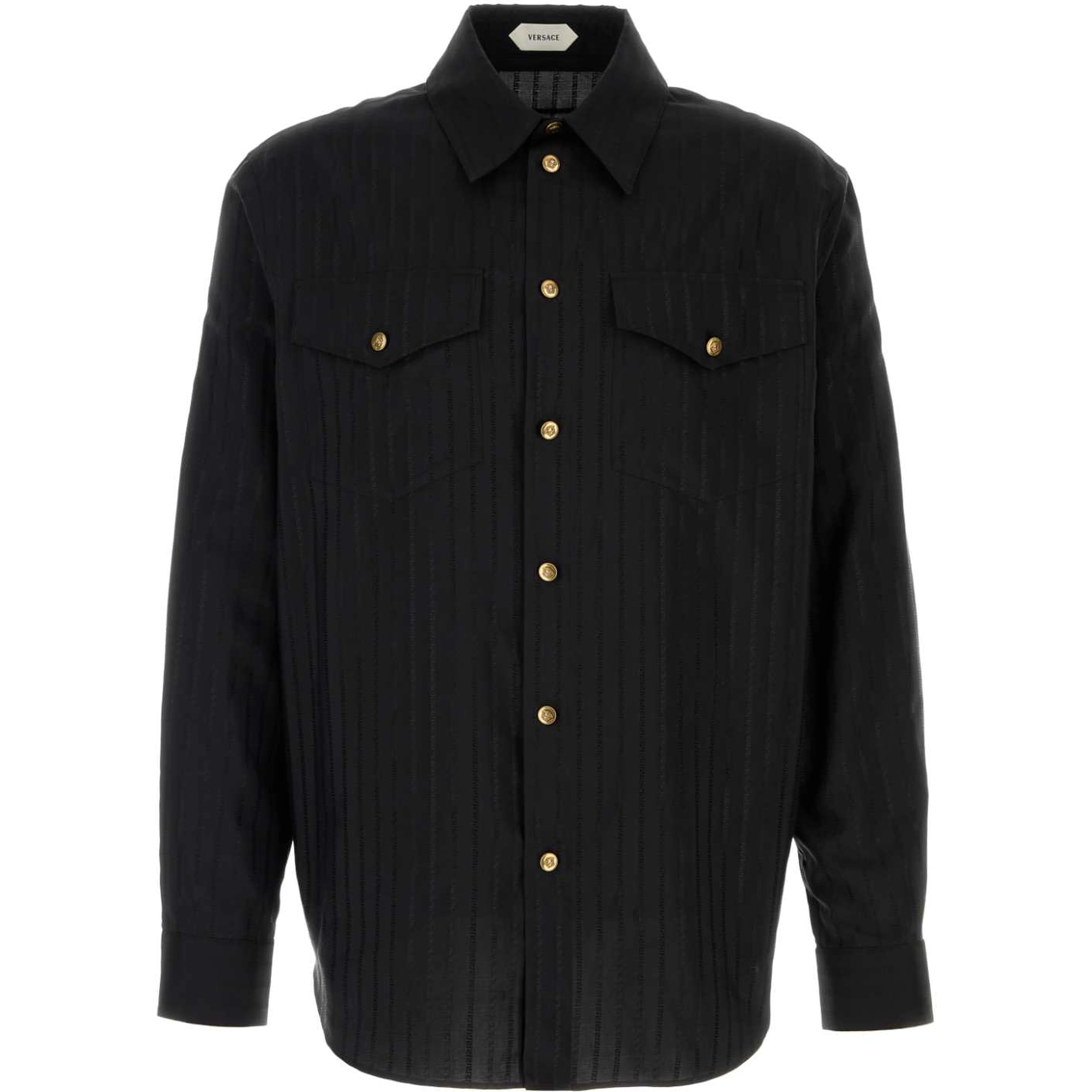 INFORMAL SHIRT RESPONSIBLE COTTON SILK MICRO GRECA