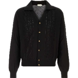 KNIT SWEATER GRECA LACE STITCH