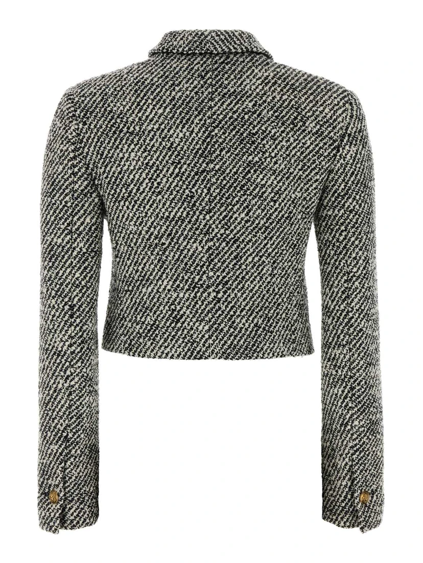 INFORMAL JACKET RESPONSIBLE BICOLOUR WOOL BOUCLE'