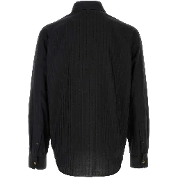 INFORMAL SHIRT RESPONSIBLE COTTON SILK MICRO GRECA