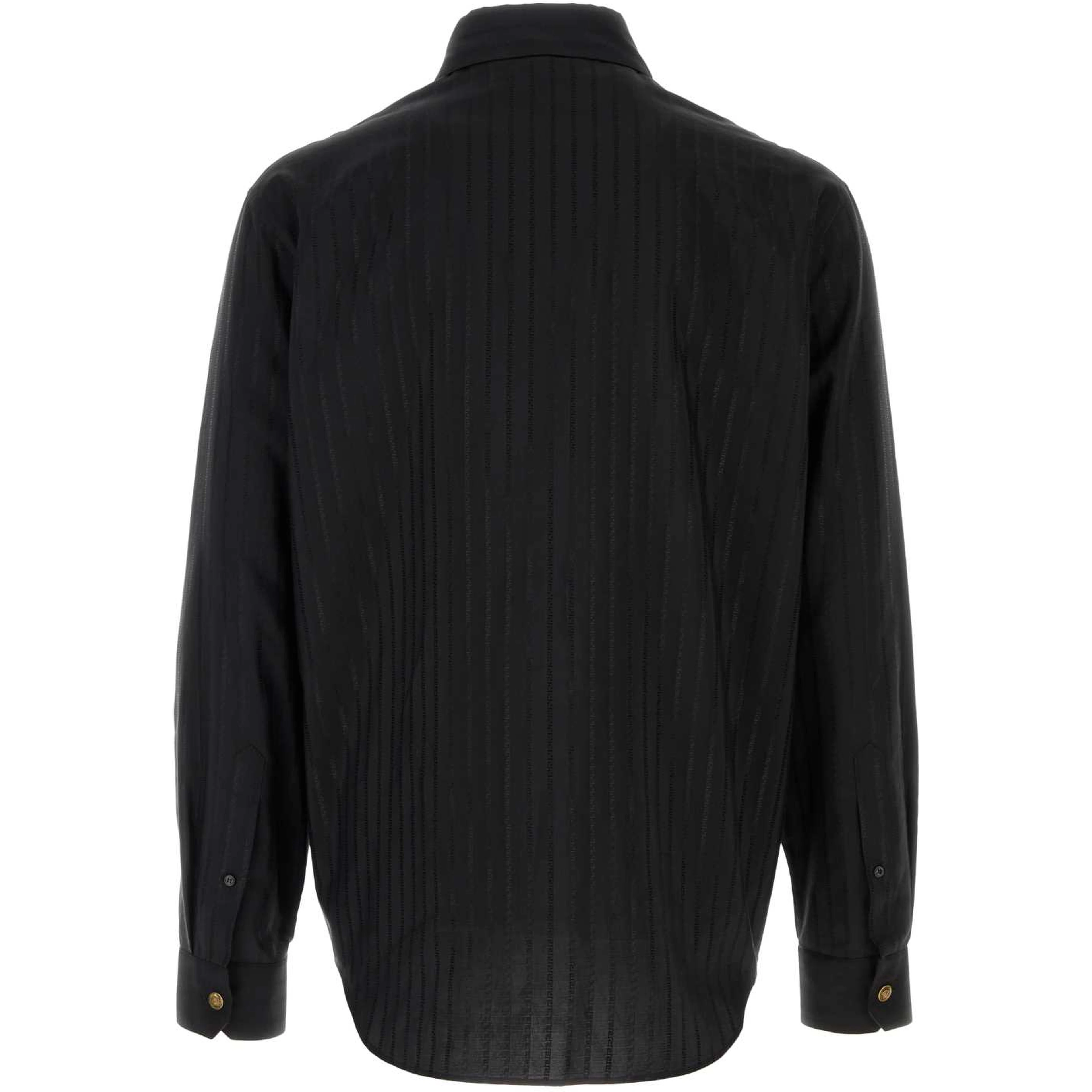 INFORMAL SHIRT RESPONSIBLE COTTON SILK MICRO GRECA