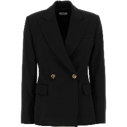 INFORMAL JACKET HEAVY WEIGHT WOOL GRAIN DE POUDRE