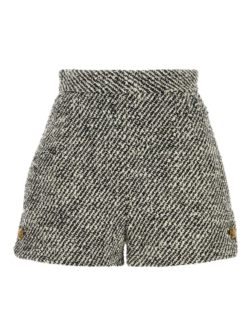 SKIRT RESPONSIBLE BICOLOUR WOOL BOUCLE'