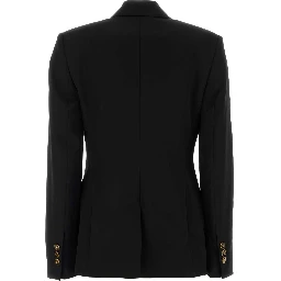 INFORMAL JACKET HEAVY WEIGHT WOOL GRAIN DE POUDRE
