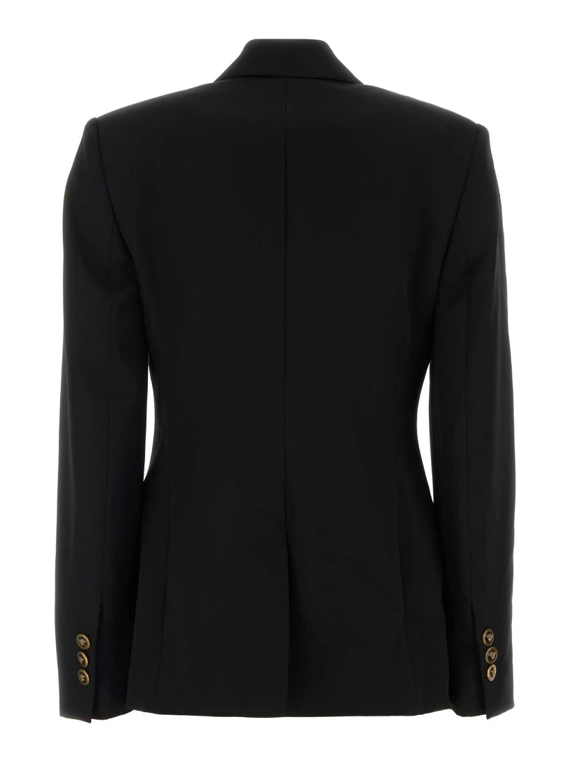 INFORMAL JACKET HEAVY WEIGHT WOOL GRAIN DE POUDRE