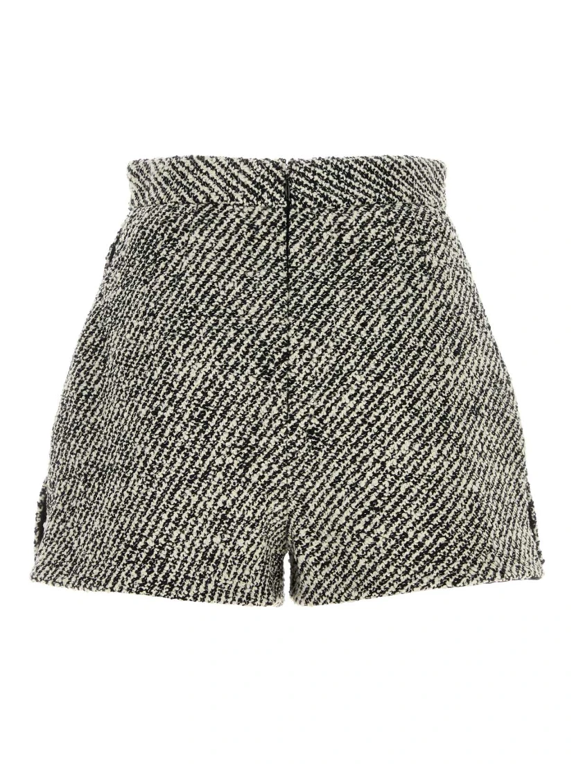 SKIRT RESPONSIBLE BICOLOUR WOOL BOUCLE'