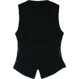 GARDENER GILET BLK BLK DENIM