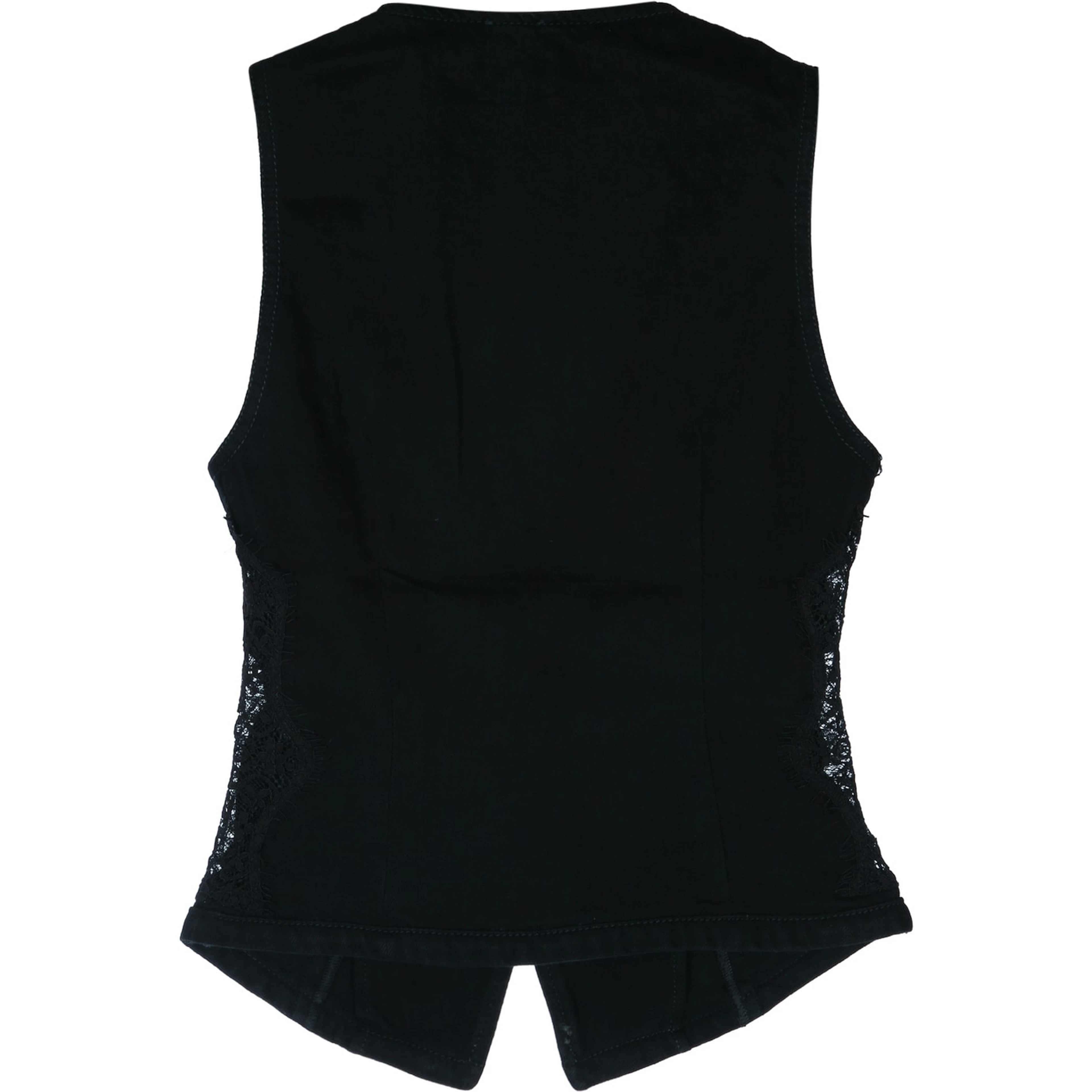 GARDENER GILET BLK BLK DENIM