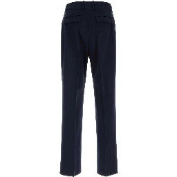 DIAGONAL WOOL RESP. TROUSERS
