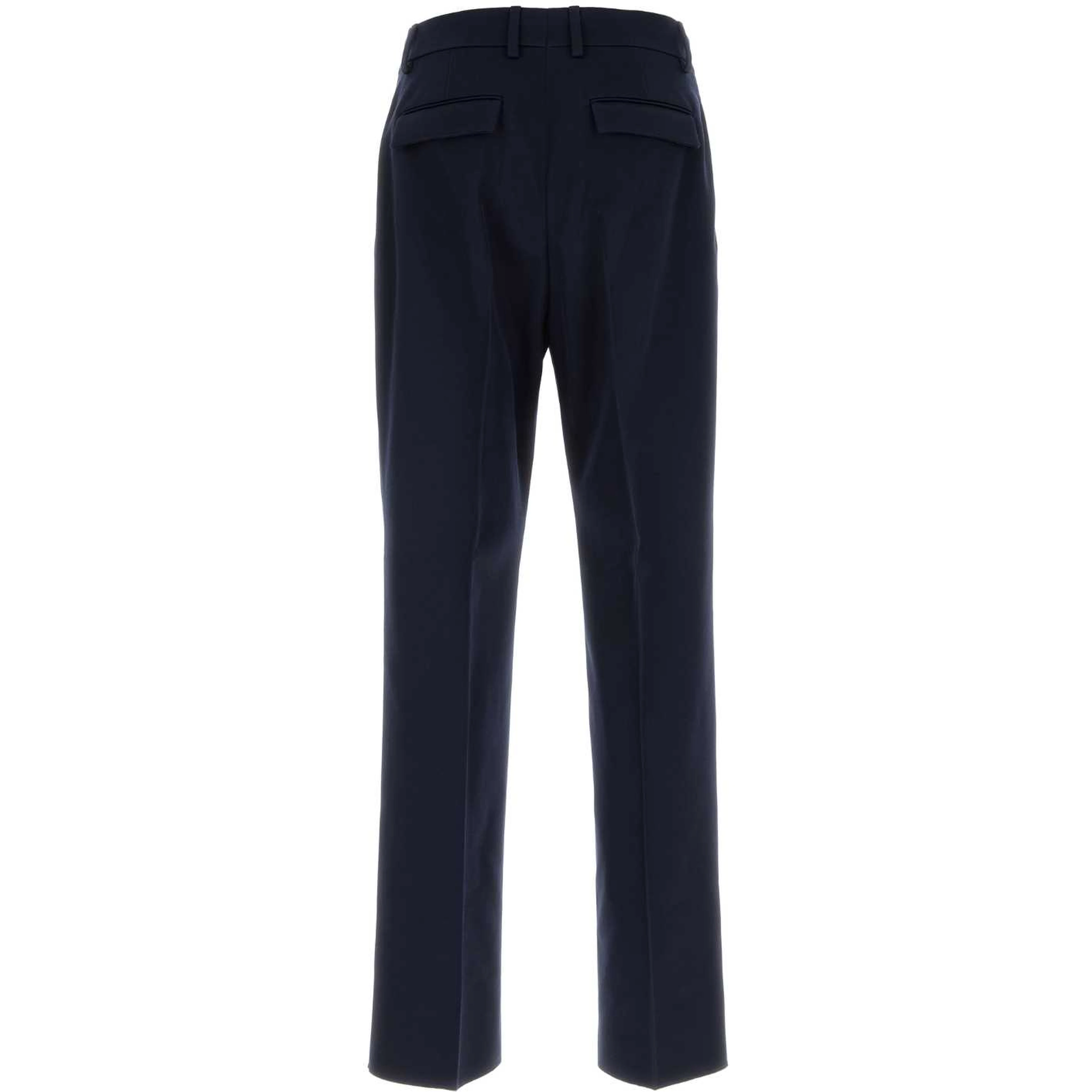 DIAGONAL WOOL RESP. TROUSERS
