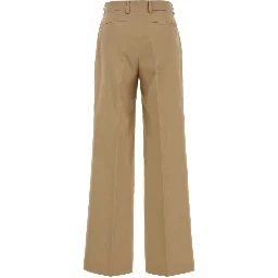 Belted Cotton Pant