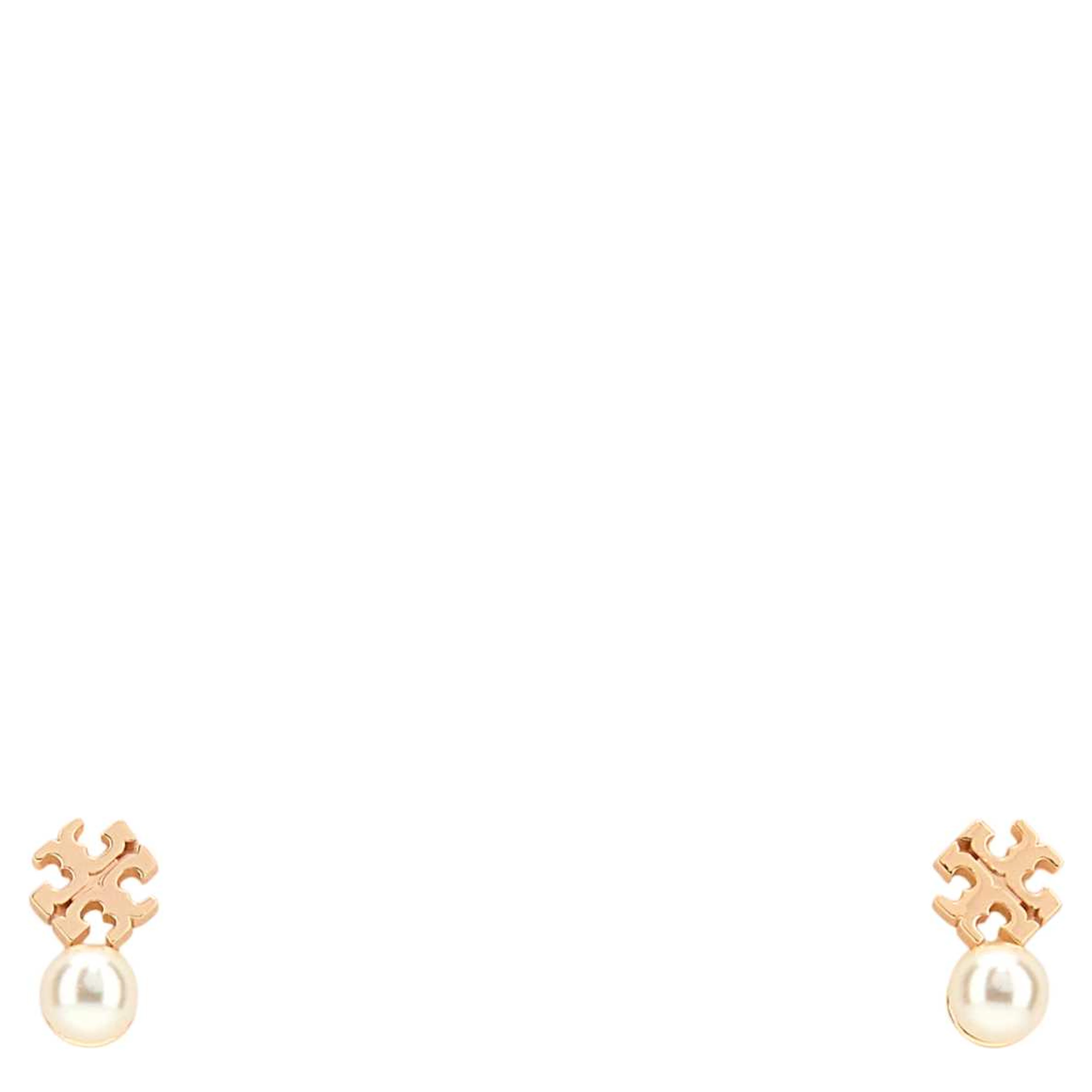 Moondance Logo and Pearl Stud Earrings