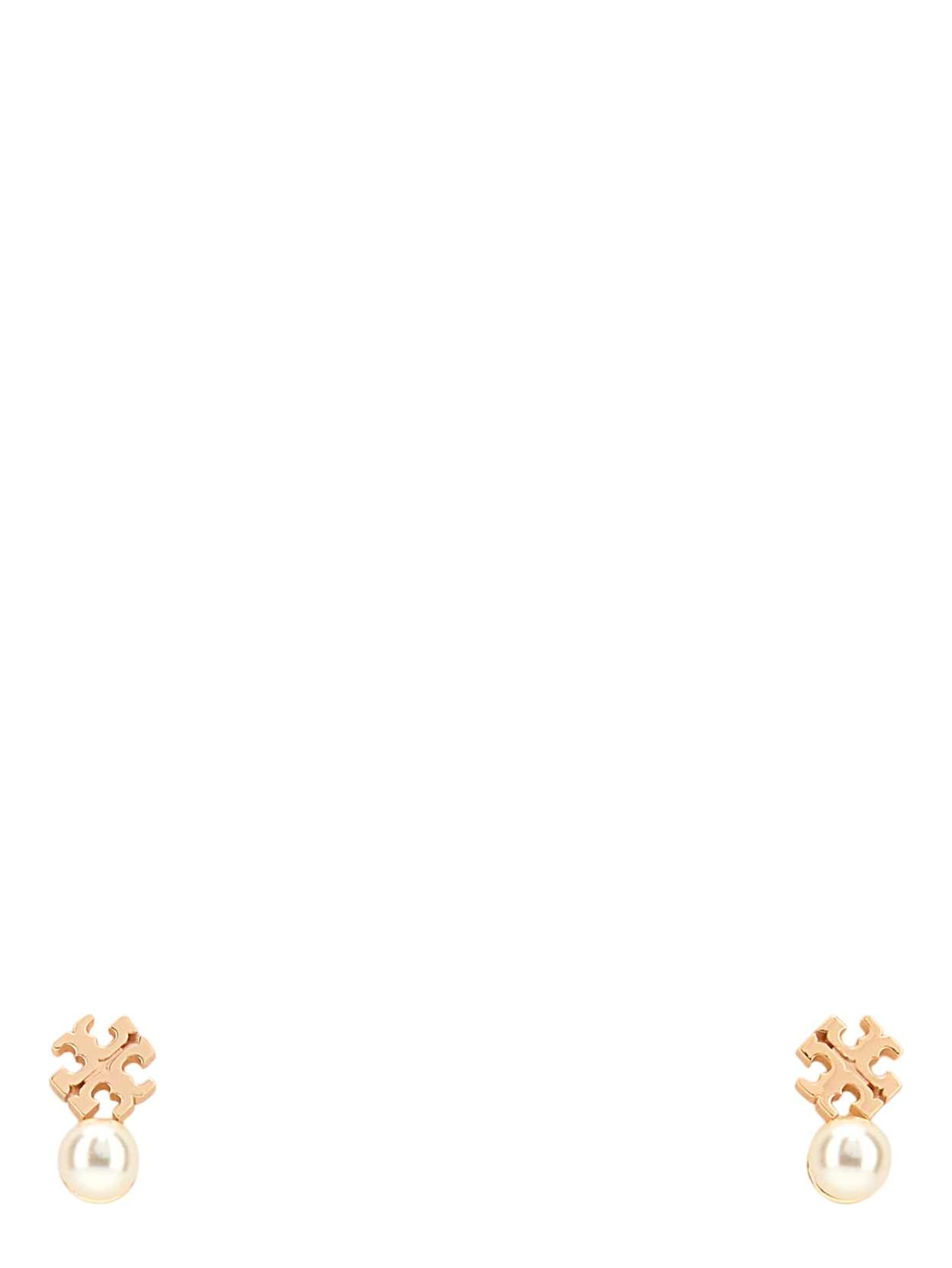 Moondance Logo and Pearl Stud Earrings