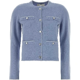 Kendra Wool Scalloped Cardigan