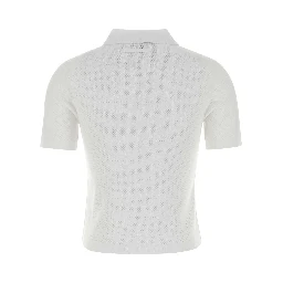 Pointelle Viscose Polo