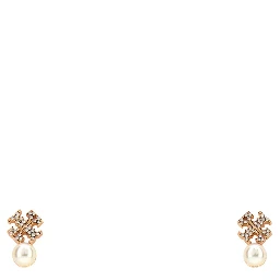 Moondance Logo and Pearl Stud Earrings