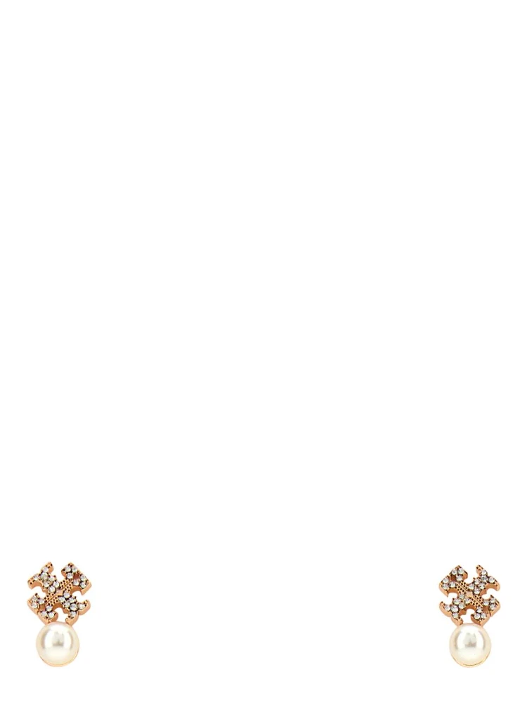 Moondance Logo and Pearl Stud Earrings