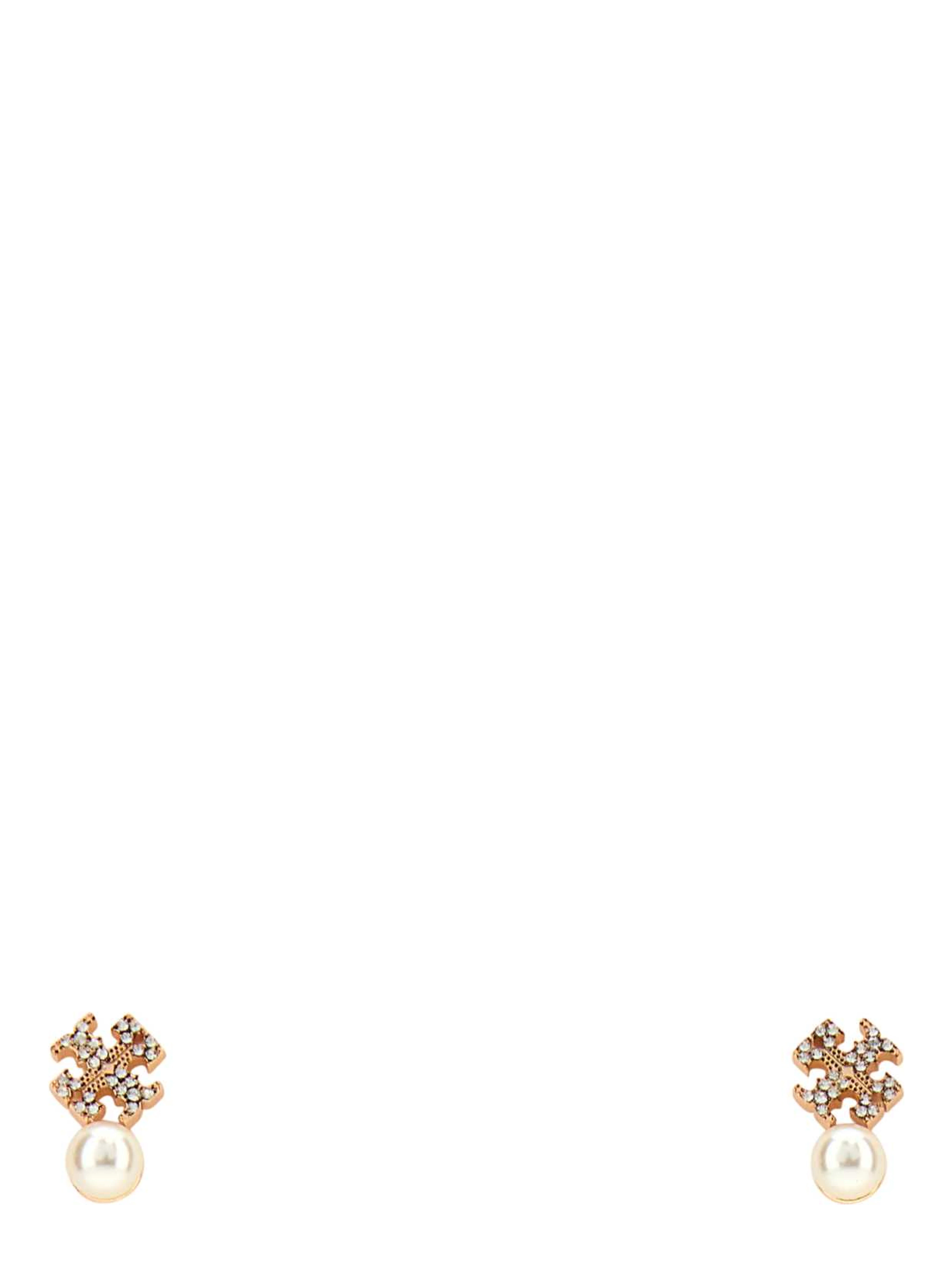 Moondance Logo and Pearl Stud Earrings