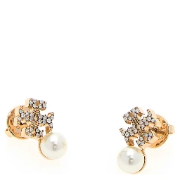 Moondance Logo and Pearl Stud Earrings
