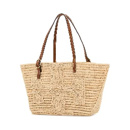 ELLA STRUCTURED STRAW SMALL TOTE