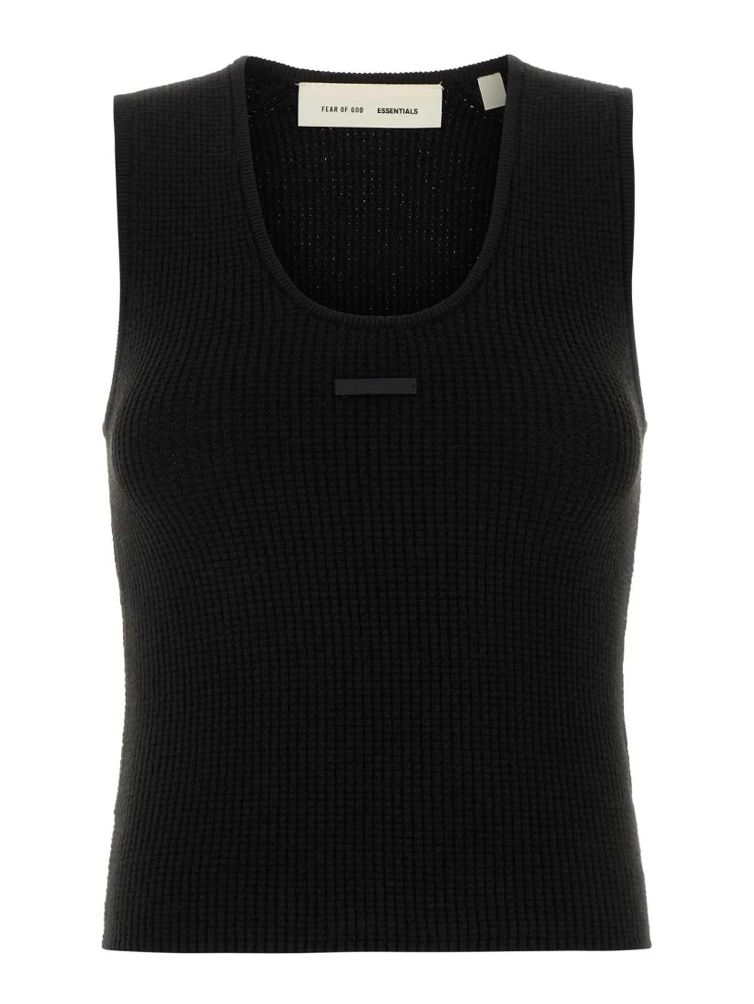 Womens Waffle Tank