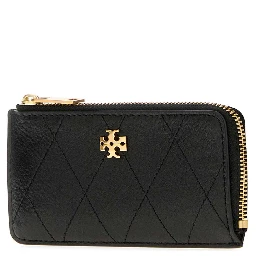Charlie Quilted Zip Card Case
