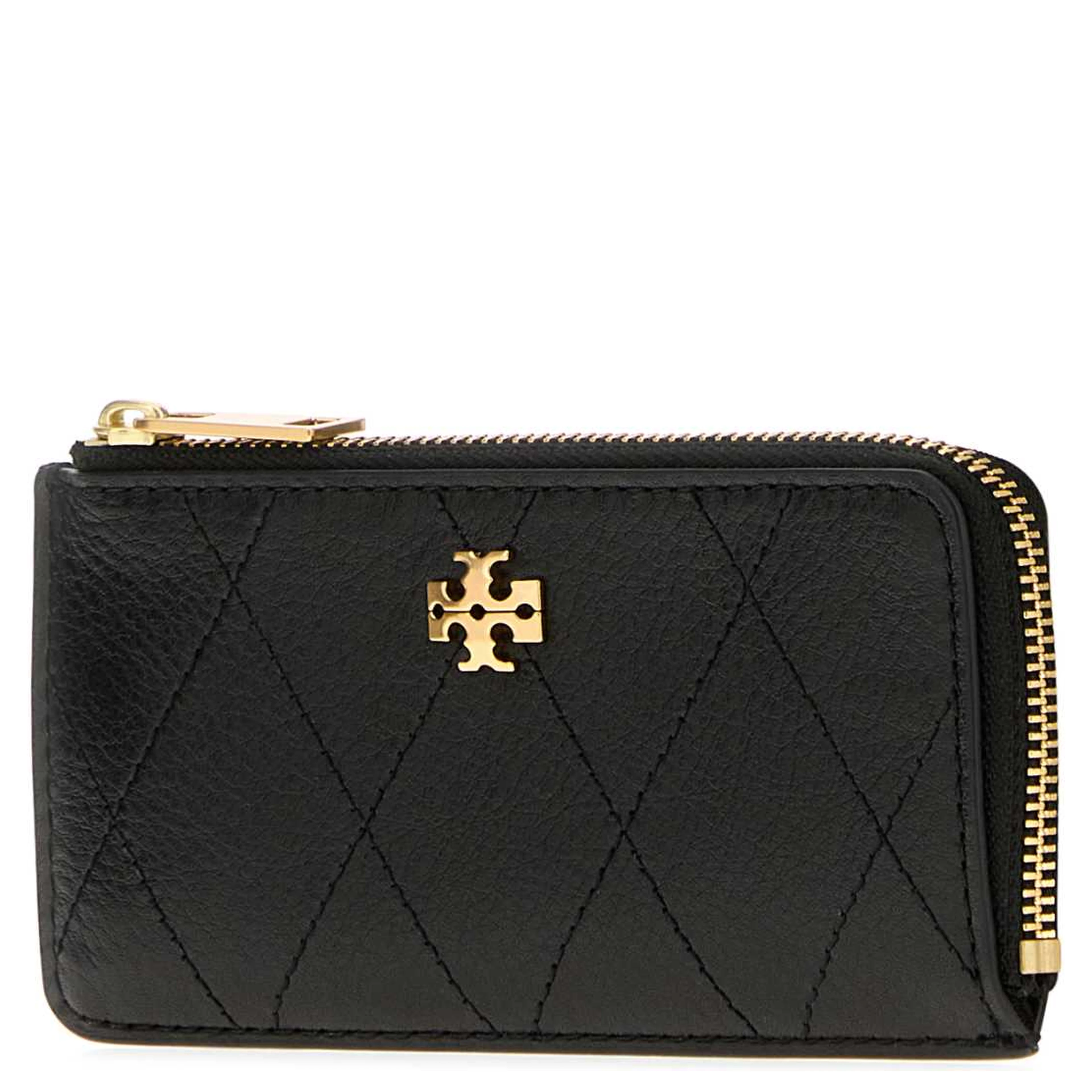 Charlie Quilted Zip Card Case