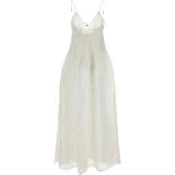 WAISTED LINEN DRESS