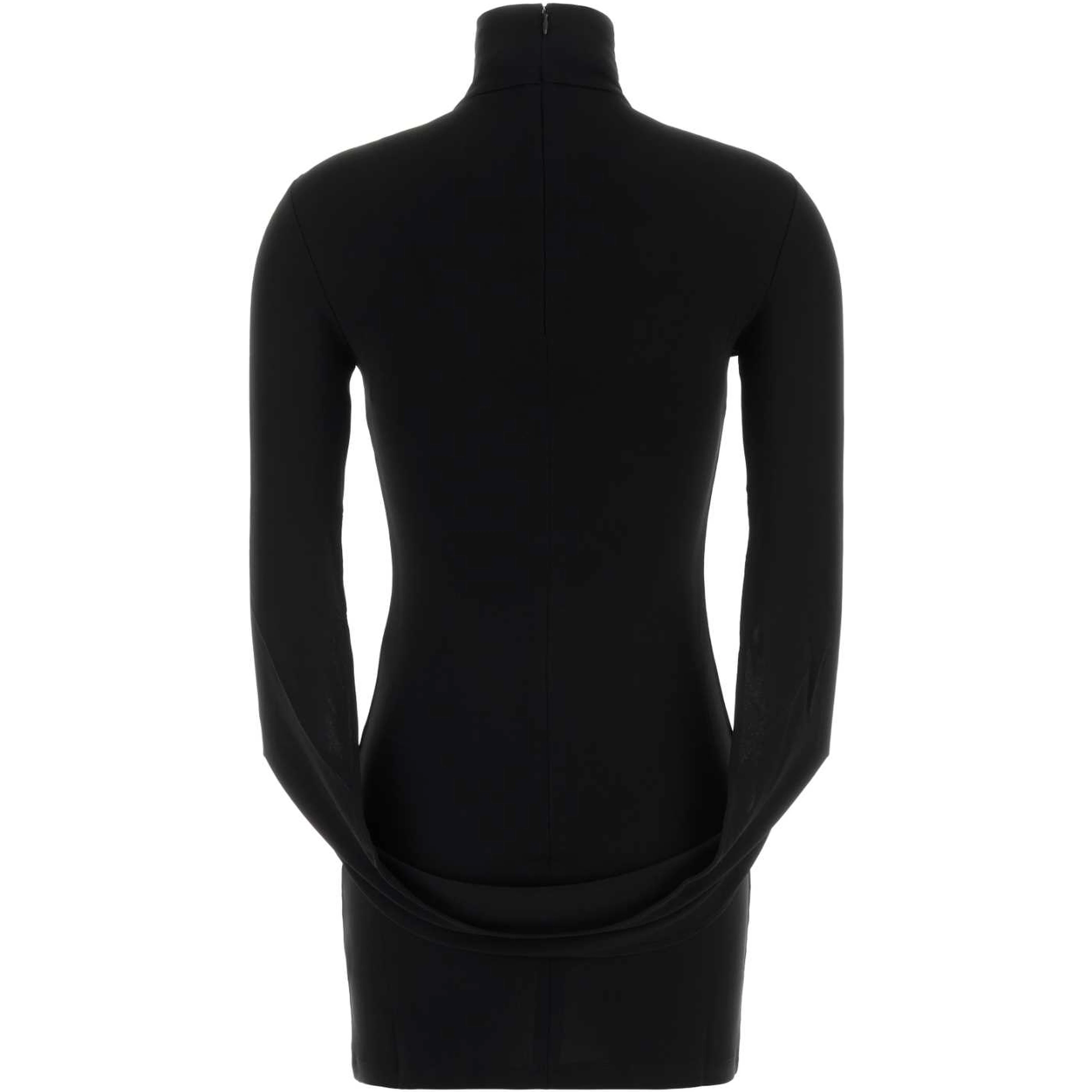 MINI DRESS W/ DRAPE BACK SLEEVES