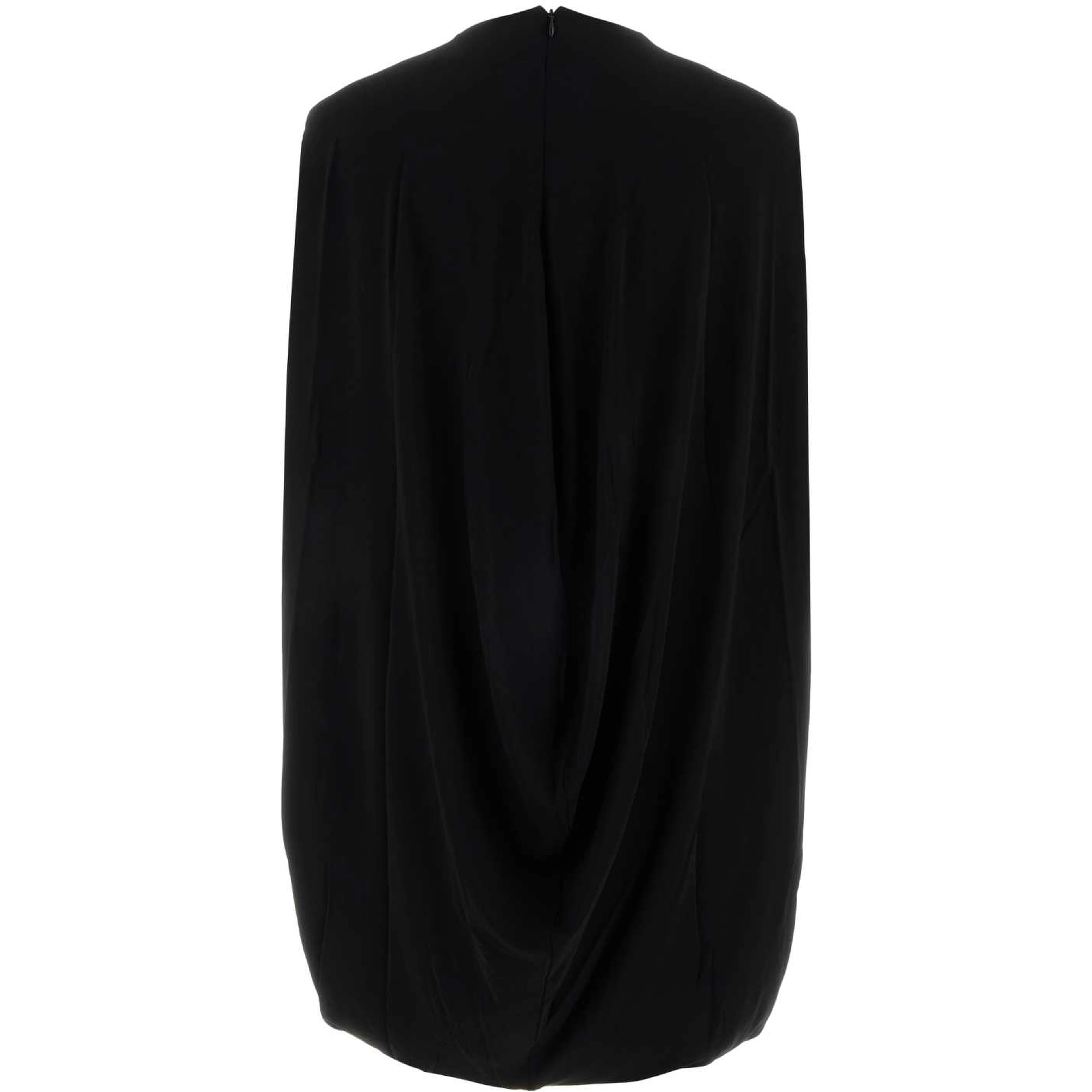 FITTED MINI DRESS W/ DRAPE BACK