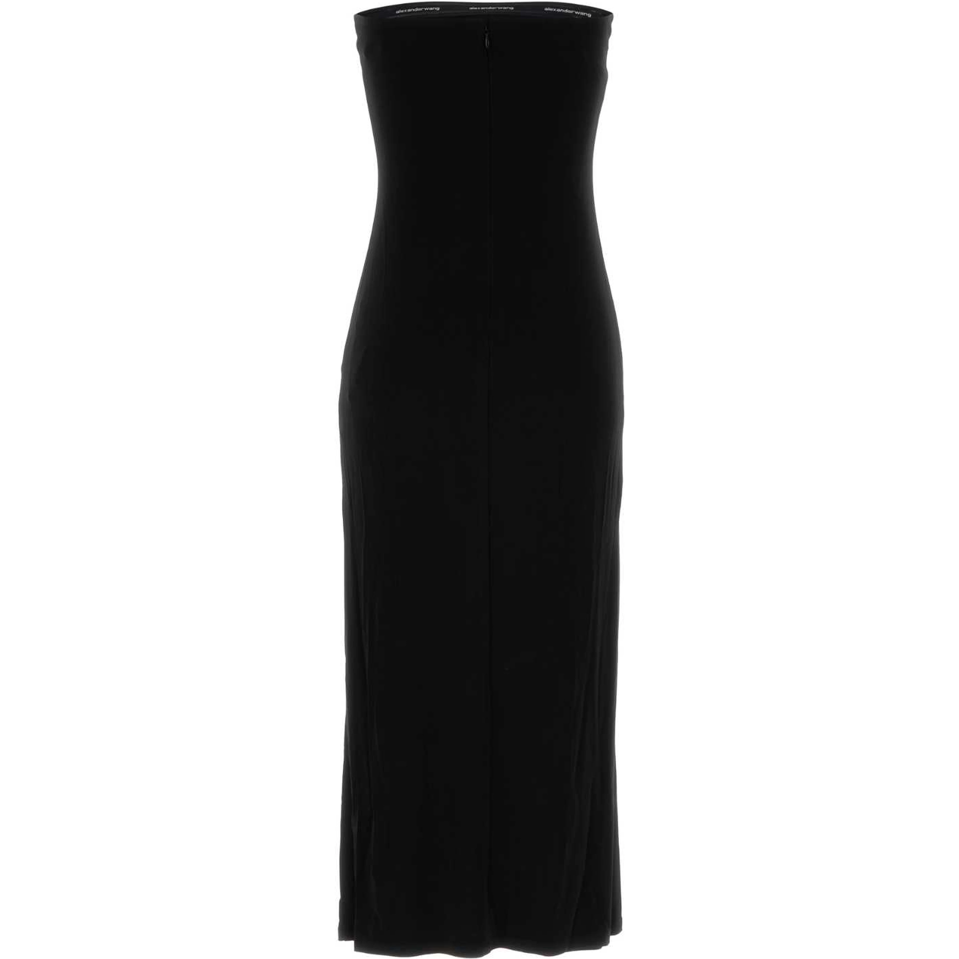 HIGH-LOW STRAPLESS DRESS