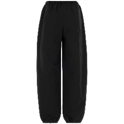 MID-RISE TRACK PANT W/ RHINESTONE DRAWCORD