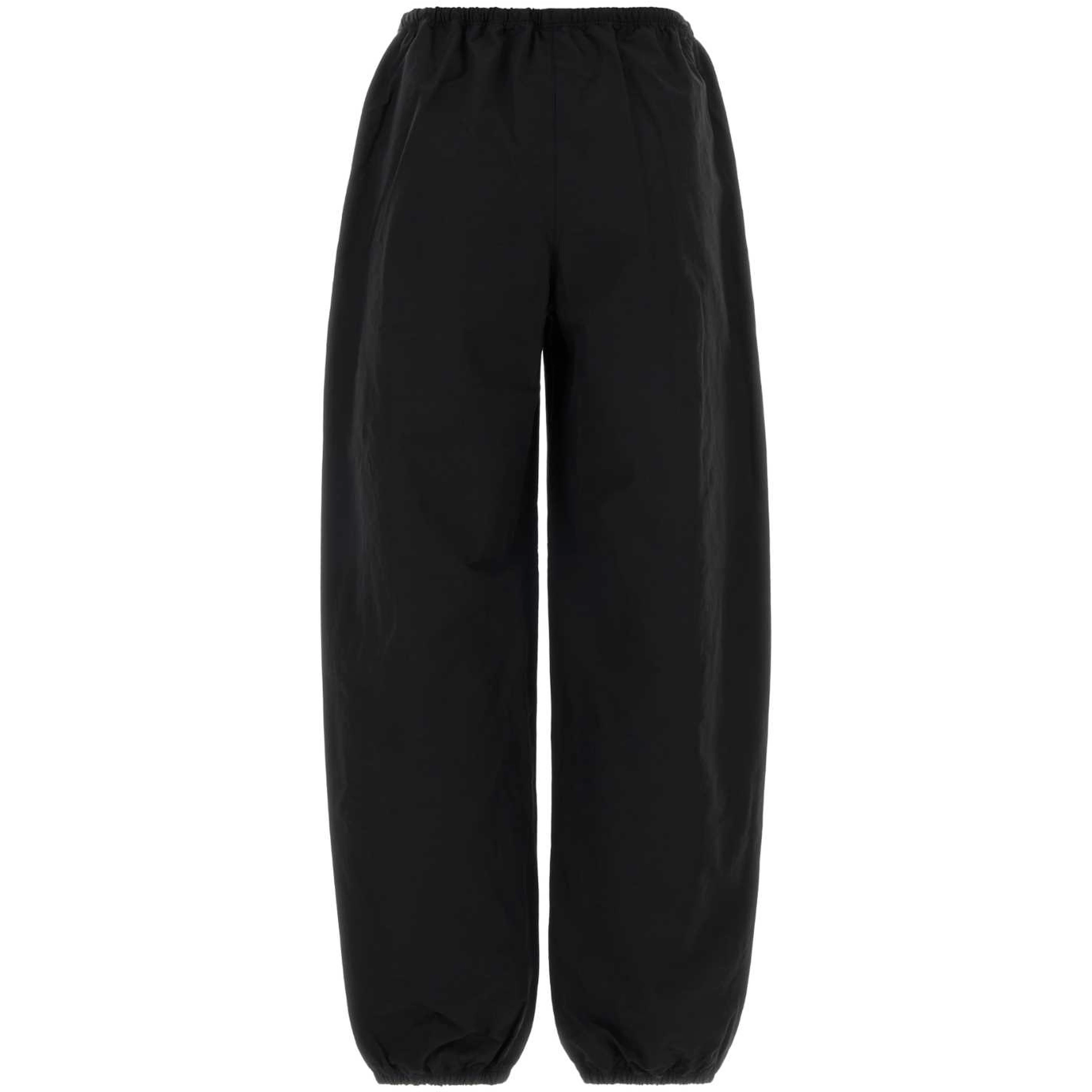 MID-RISE TRACK PANT W/ RHINESTONE DRAWCORD