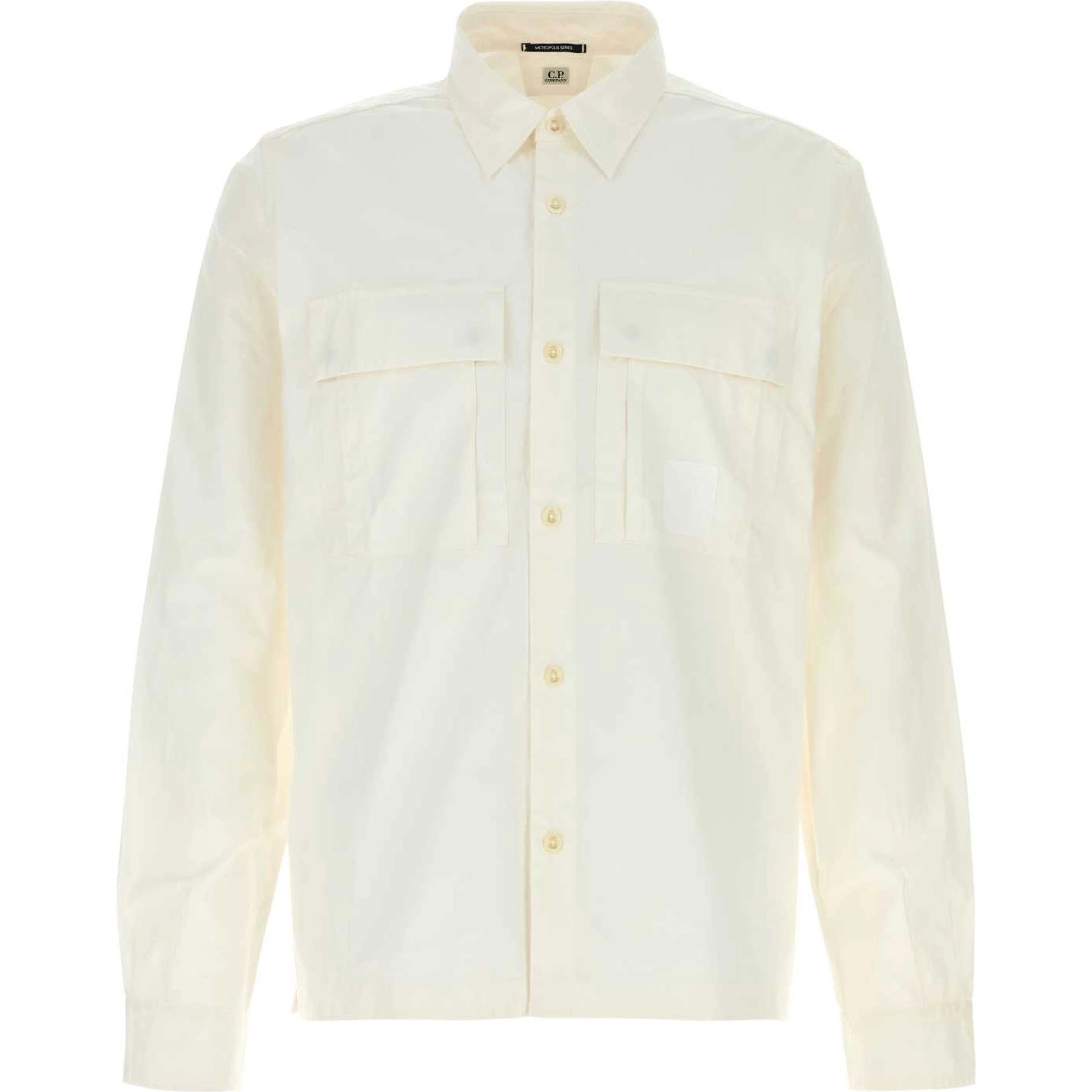 METROPOLIS SERIES GABARDINE LONG SLEEVE BUTTON SHI