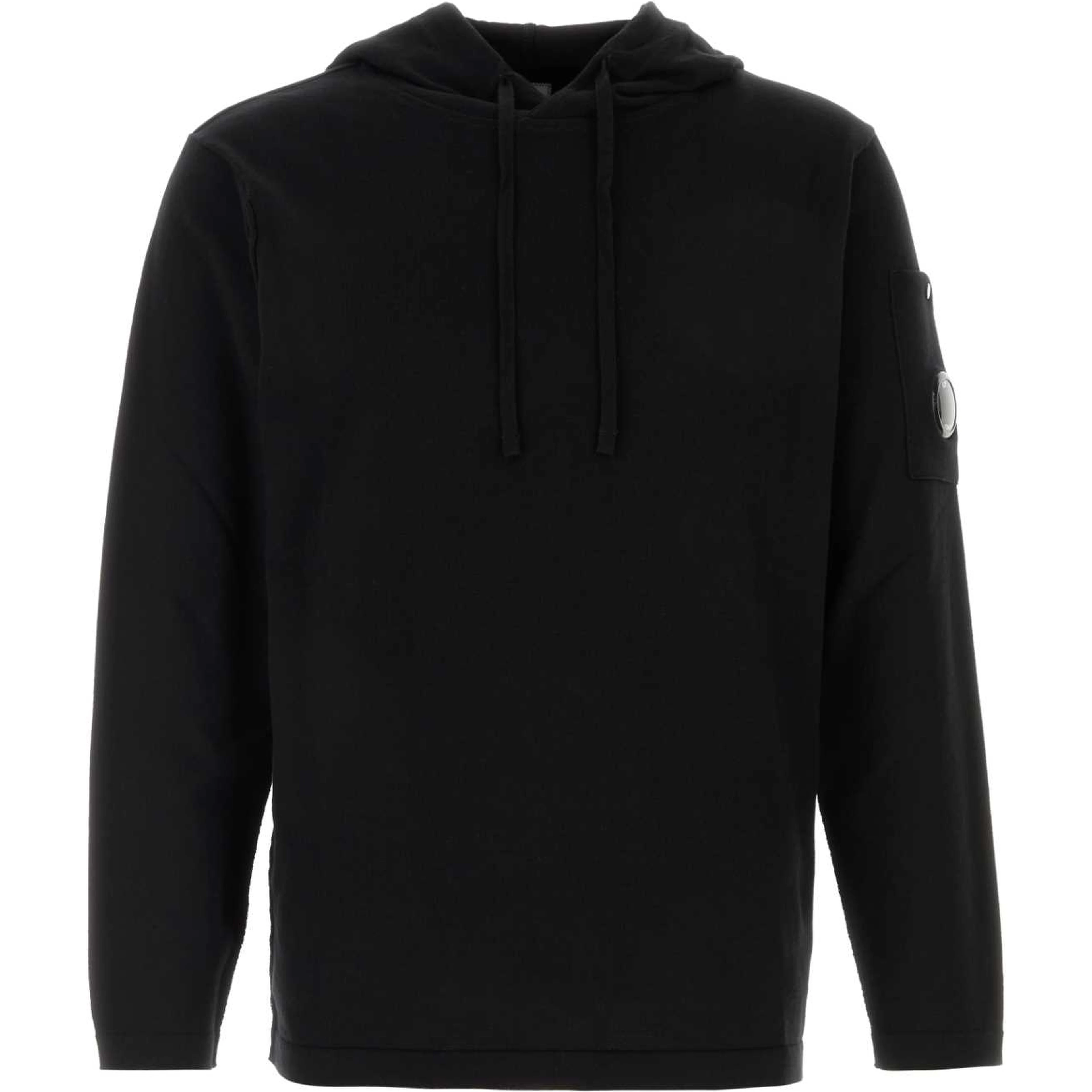 COTTON SEA ISLAND HOODED LENS SWEATER
