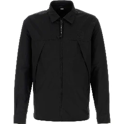 METROPOLIS SERIES GABARDINE ZIP OVERSHIRT