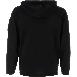 COTTON SEA ISLAND HOODED LENS SWEATER