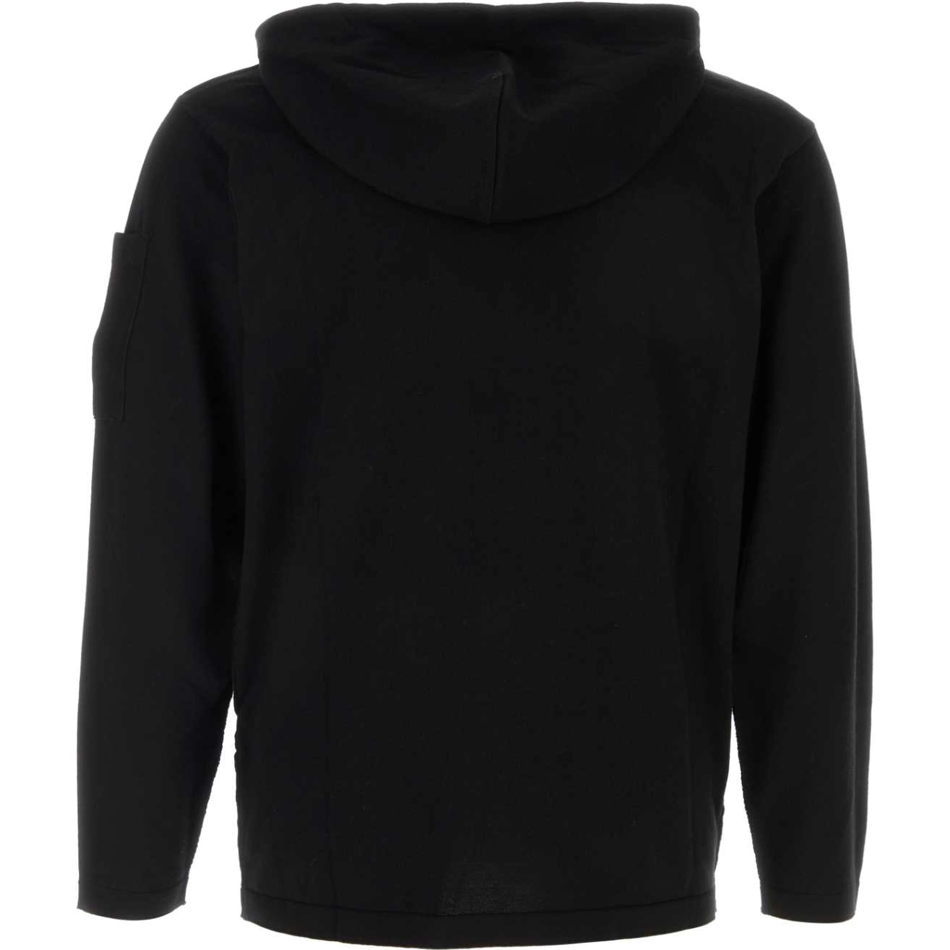 COTTON SEA ISLAND HOODED LENS SWEATER