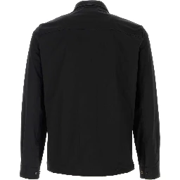 METROPOLIS SERIES GABARDINE ZIP OVERSHIRT