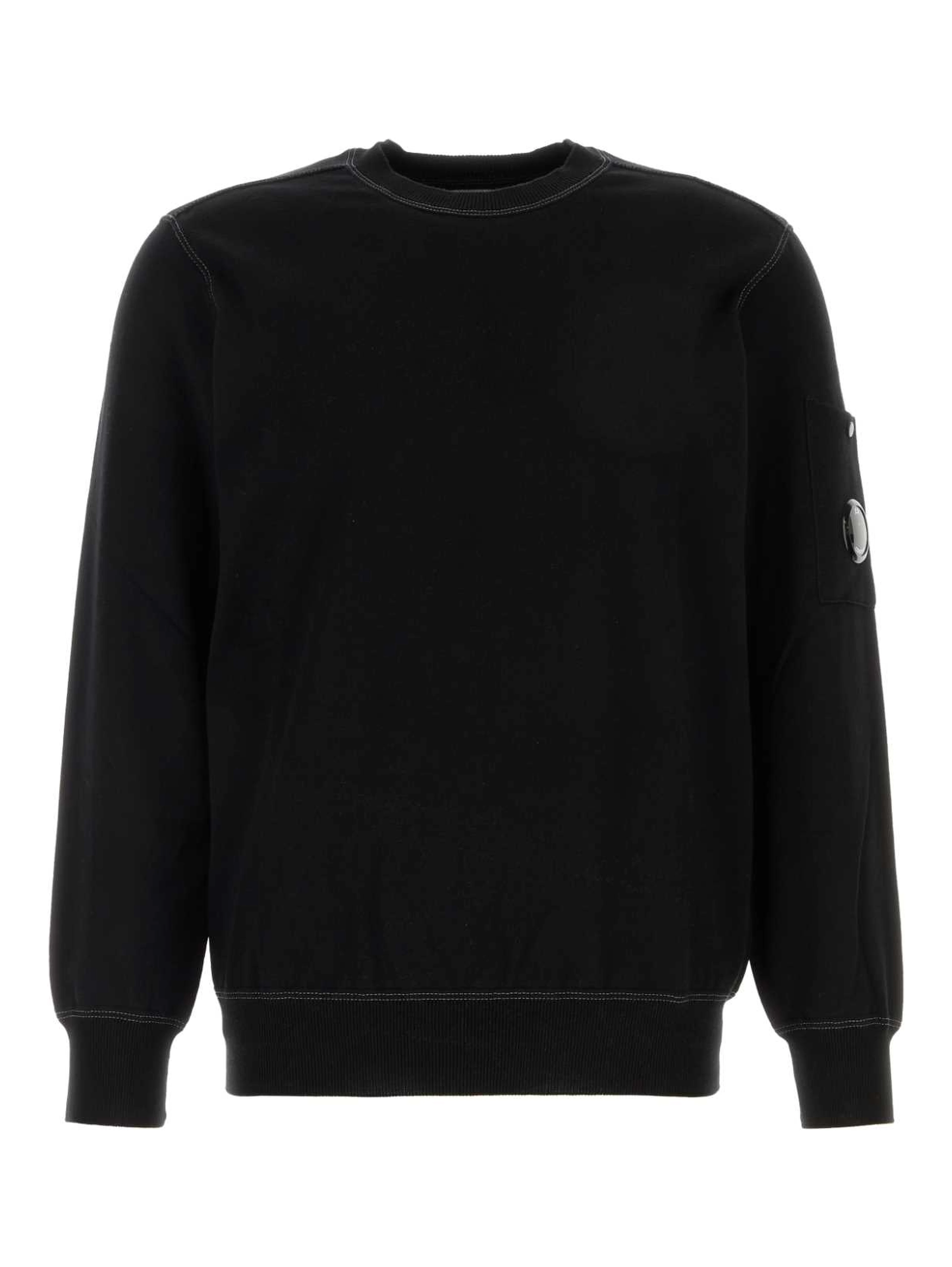 COTTON SEA ISLAND CREWNECK LENS SWEATER
