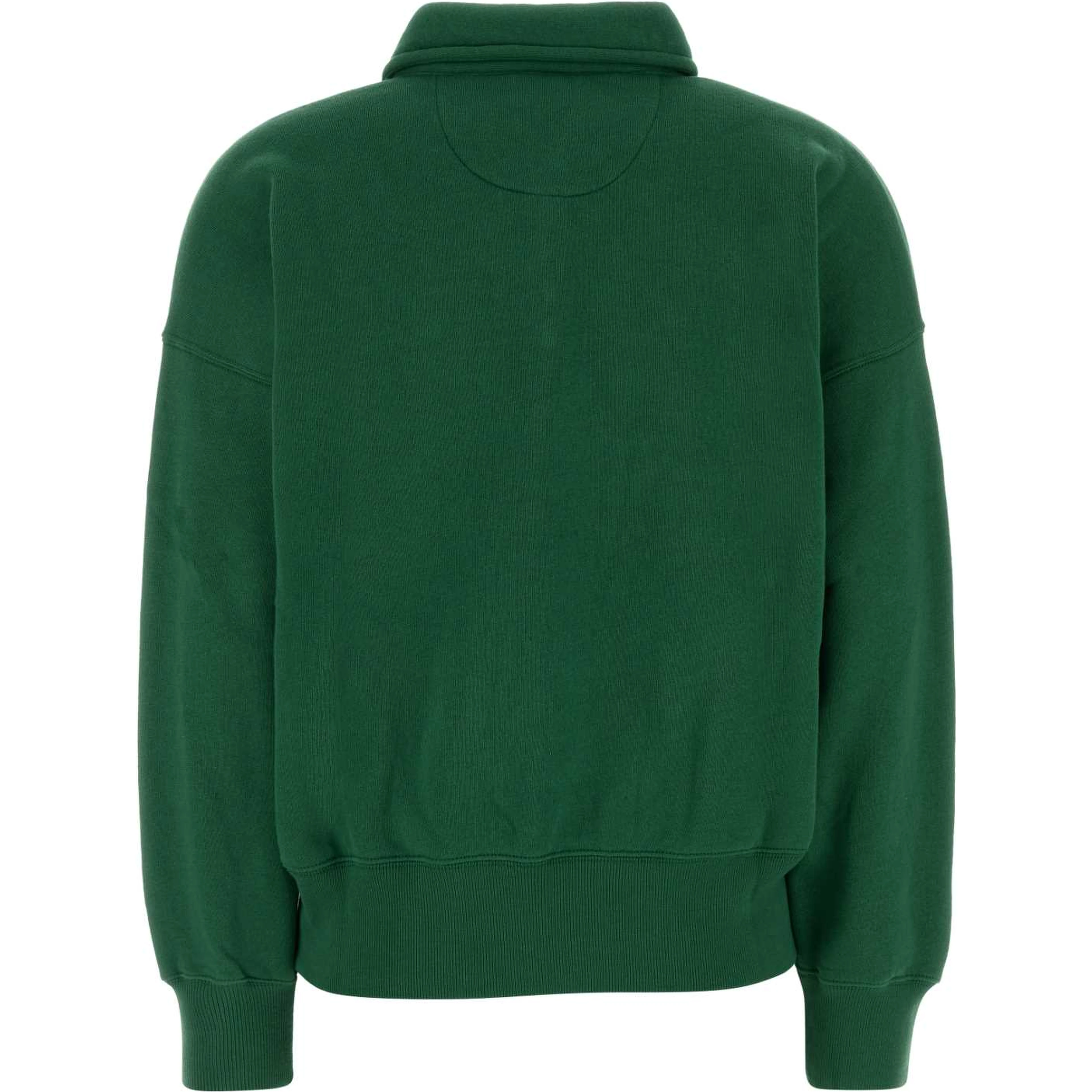 KNIT-HALF ZIP-SWEATSHIRT