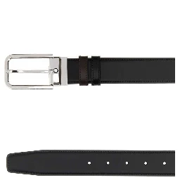 Rectangular 35 mm Belt in Meisterstück Leather