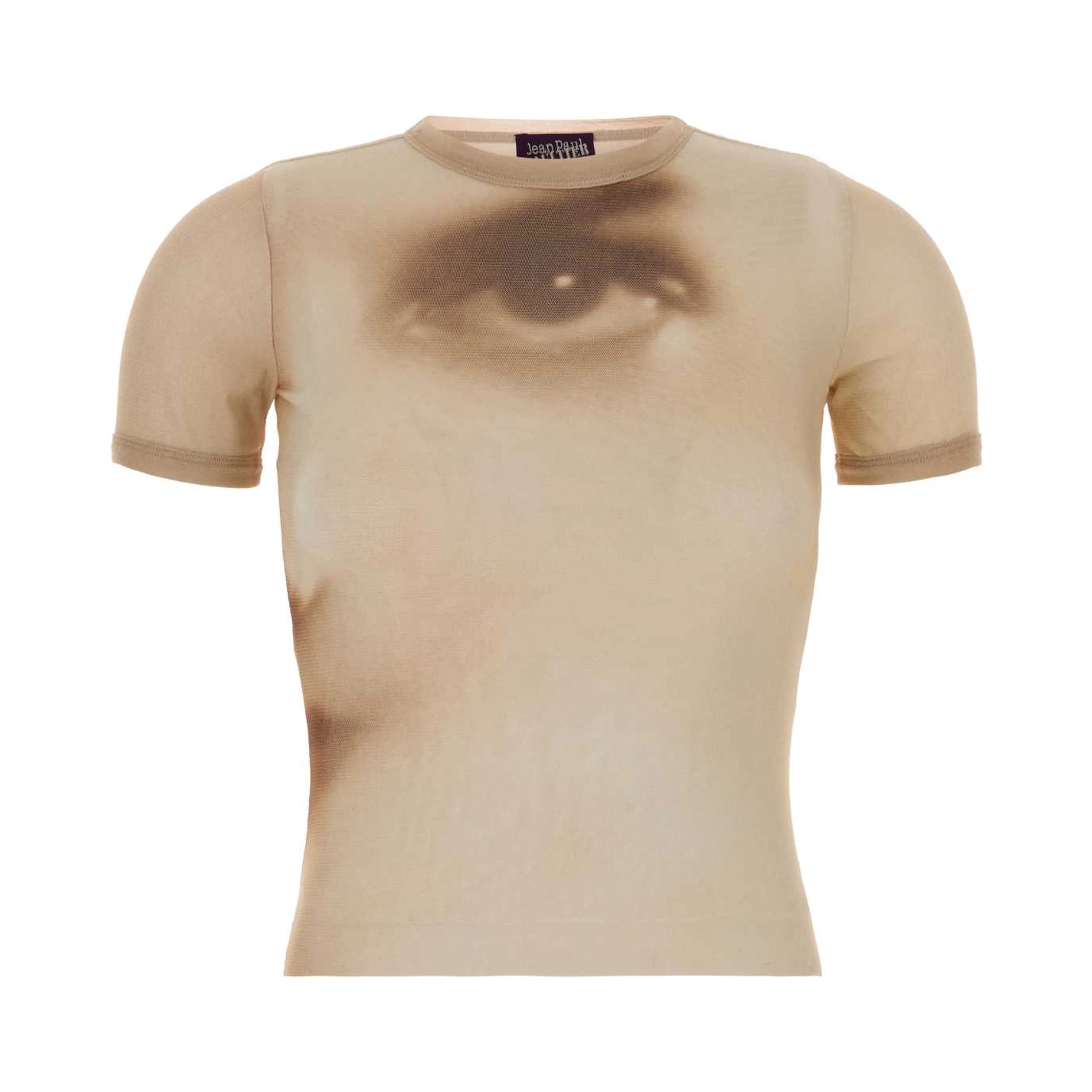 MESH BABY TEE PRINTED FACE