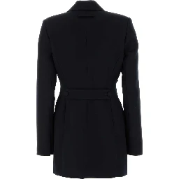 REVERSED COLLAR TAILORING FITTED JACKET