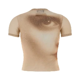 MESH BABY TEE PRINTED FACE